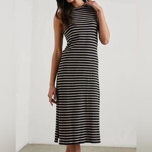 Rails Tank Dress. Black Ivory Stripe. 100%‎ Cotton. Size M
